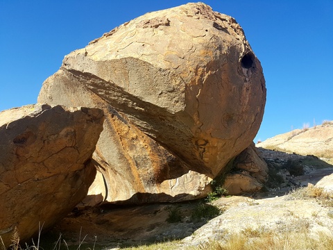 Rock formations on the farm